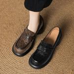 Handcrafted Leather Luxury Women's Shoes: Elegance Redefined(Easn20182371)