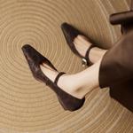 Exquisite Handcrafted Leather Women’s Shoes – Luxurious Elegance(Easn20182337)