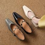 Handcrafted Luxury Leather Women's Shoes - Elegant Quality Craftsmanship(Easn20182356)