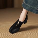 Elegant Handmade Leather Women's Shoes: Exquisite Craftsmanship and Luxurious Quality(Easn20182363)