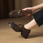 Exquisite Handcrafted Leather Shoes for Elegant Women(Easn20182378)