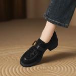 Exquisite Handcrafted Leather Shoes for Elegant Women(Easn20182378)