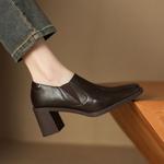 Handcrafted Genuine Leather Women’s Shoes: Timeless Elegance and Luxury(Easn20182385)