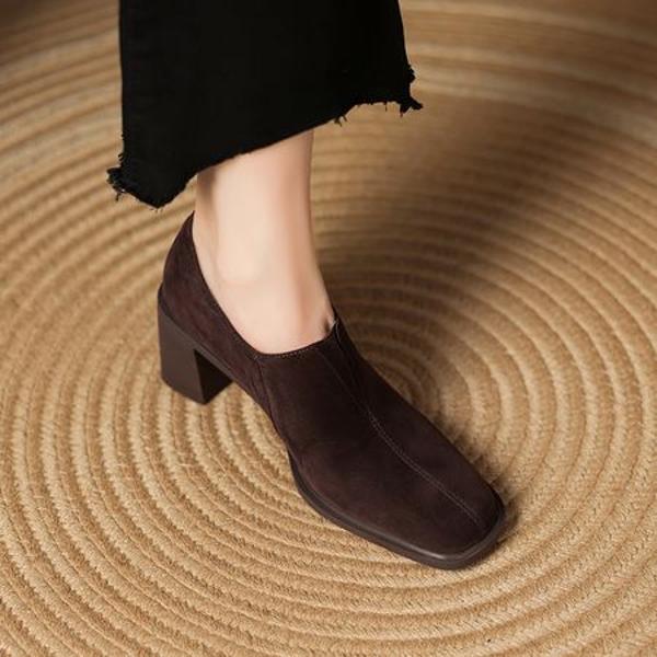 Elegant Handcrafted Genuine Leather Women's Shoes—Luxury Quality(Easn20182382)