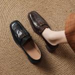 Handcrafted Luxury Leather Women's Shoes: Elegant Artistry & Quality(Easn20182502)