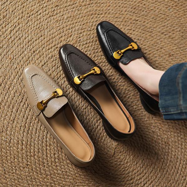 Exquisite Handcrafted Leather Women's Shoes: Luxury & Elegance(Easn20182388)