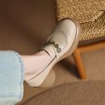 Elegant Handcrafted Leather Women's Shoes: Luxurious Quality and Craftsmanship(Easn20182380)