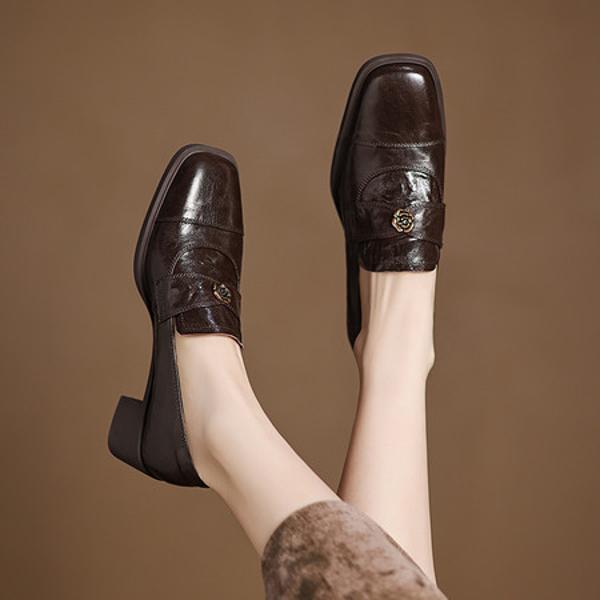 Exquisite Handcrafted Leather Women’s Shoes: Luxury Meets Elegance(Easn20182501)