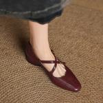 Elegant Handmade Leather Women's Shoes: Exquisite Craftsmanship & Luxury(Easn20182370)