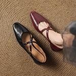 Elegant Handmade Leather Women's Shoes: Exquisite Craftsmanship & Luxury(Easn20182370)