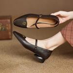 Elegantly Crafted Luxury Genuine Leather Handmade Women's Shoes(Easn20182509)