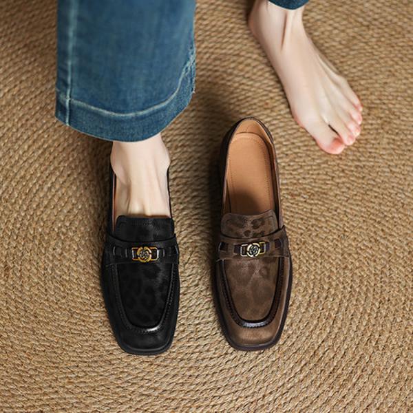 Handcrafted Genuine Leather Women's Shoes: Luxurious Elegance in Every Stitch(Easn20182503)