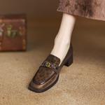 Handcrafted Genuine Leather Women's Shoes: Luxurious Elegance in Every Stitch(Easn20182503)