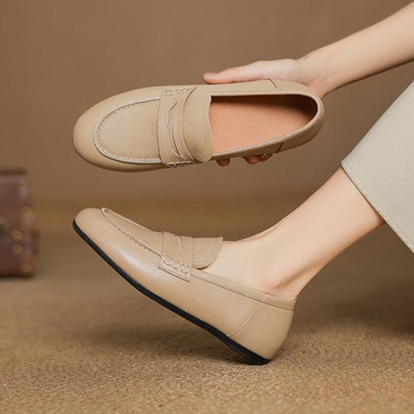 Exquisite Handcrafted Leather Women's Shoes: Elegance Meets Luxury Craftsmanship(Easn20182389)