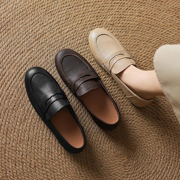 Exquisite Handcrafted Leather Women's Shoes: Elegance Meets Luxury Craftsmanship(Easn20182389)