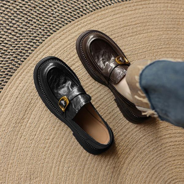 Exquisite Handcrafted Leather Women's Shoes: Luxury, Craftsmanship, Elegance(Easn20182516)