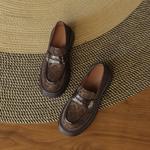 Elegantly Crafted Luxury Leather Handcrafted Women's Shoes(Easn20182515)