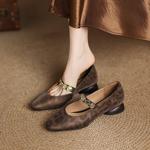 Exquisite Handmade Leather Women's Shoes: Luxury and Elegance(Easn20182517)