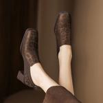 Handcrafted Genuine Leather Women's Shoes - Luxurious Elegance in Every Stitch(Easn20182512)