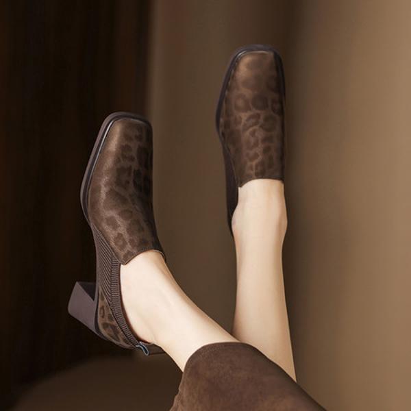 Handcrafted Genuine Leather Women's Shoes - Luxurious Elegance in Every Stitch(Easn20182512)