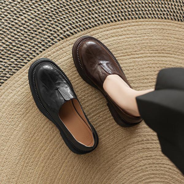 Exquisite Handcrafted Leather Shoes for Elegant Women(Easn20182522)