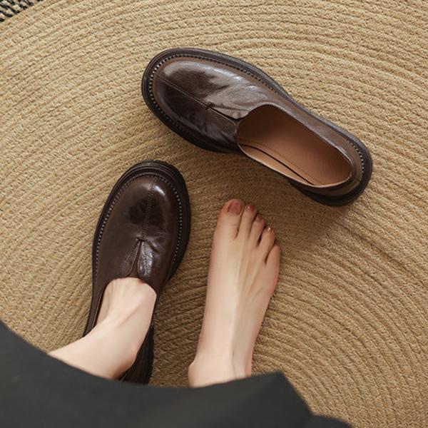 Exquisite Handcrafted Leather Shoes for Elegant Women(Easn20182522)