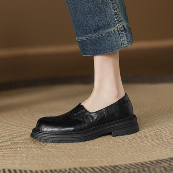 Exquisite Handcrafted Leather Shoes for Elegant Women(Easn20182522)