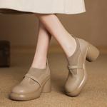 Handcrafted Genuine Leather Women’s Shoes - Luxurious Elegance(Easn20182510)