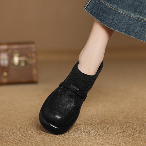 Handcrafted Genuine Leather Women’s Shoes - Luxurious Elegance(Easn20182510)