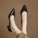 Handcrafted Luxury Leather Women's Shoes - Exquisite Craftsmanship & Timeless Elegance(Easn20182521)