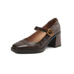 Elegant Handcrafted Genuine Leather Women's Shoes(Easn20182528)