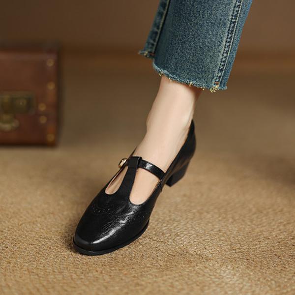 Exquisite Handcrafted Leather Women's Shoes: A Blend of Luxury and Elegance(Easn20182531)