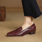 Handcrafted Leather Women's Shoes: Elegance in Every Stitch(Easn20182532)