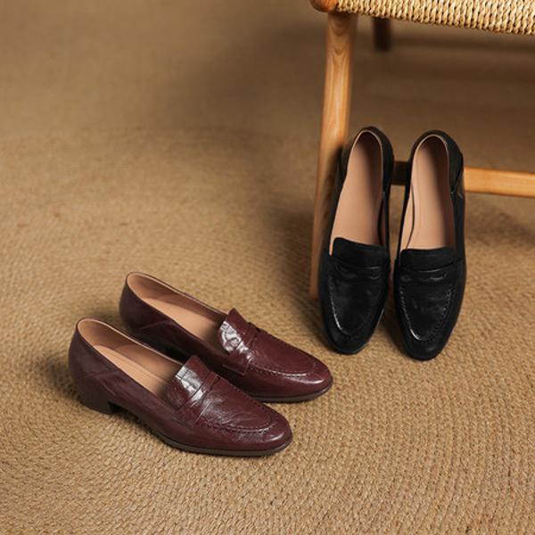 Handcrafted Leather Women's Shoes: Elegance in Every Stitch(Easn20182532)