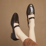 Handcrafted Luxurious Genuine Leather Women's Shoes for Elegance(Easn20182530)