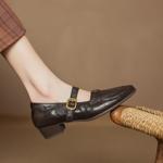 Handcrafted Luxurious Genuine Leather Women's Shoes for Elegance(Easn20182530)