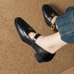 Handcrafted Luxurious Genuine Leather Women's Shoes for Elegance(Easn20182530)