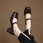 Exquisite Handcrafted Leather Women's Shoes for Elegant Luxury(Easn20182526)