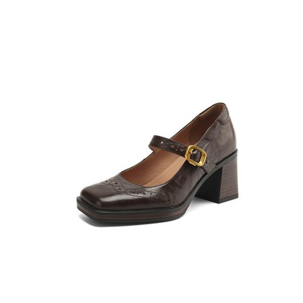 Exquisite Handcrafted Leather Women's Shoes for Elegant Luxury(Easn20182526)