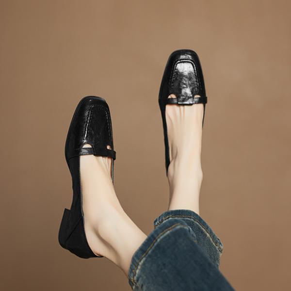 Handcrafted Luxury Leather Women's Shoes: Elegance Redefined(Easn20182552)