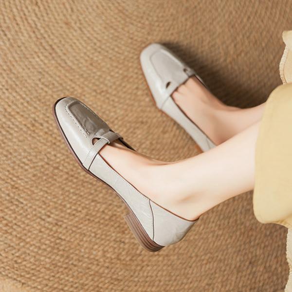 Handcrafted Luxury Leather Women's Shoes: Elegance Redefined(Easn20182552)