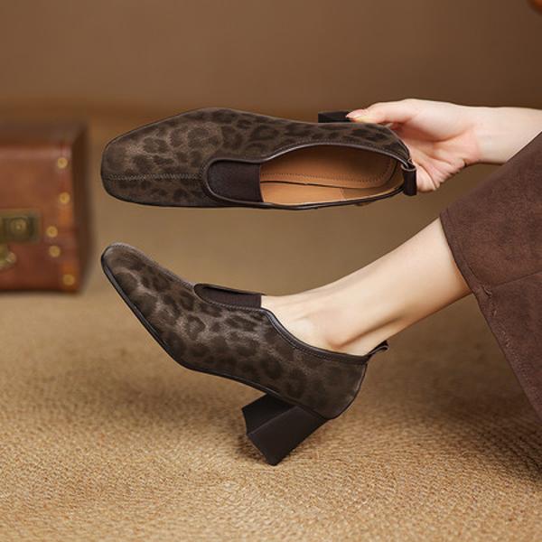 Exquisite Handmade Leather Women's Shoes: Luxury Meets Elegance(Easn20182572)