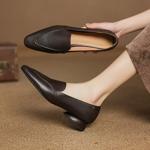 Handcrafted Luxury Leather Women’s Shoes: Elegant Quality(Easn20182538)