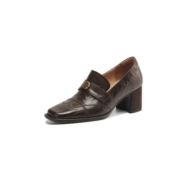 Exquisite Handcrafted Leather Women's Shoes: Luxury and Elegance Redefined(Easn20182557)