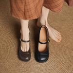 Exquisite Handcrafted Leather Shoes for Elegant Women(Easn20182561)