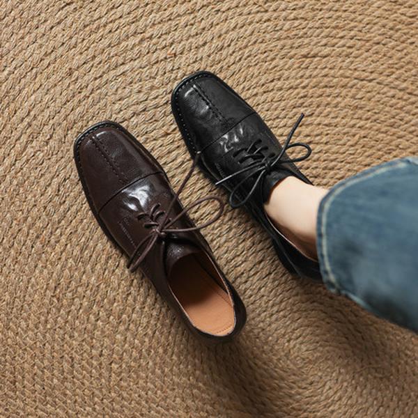 Handcrafted Luxury Leather Women's Shoes with Exquisite Craftsmanship(Easn20182556)