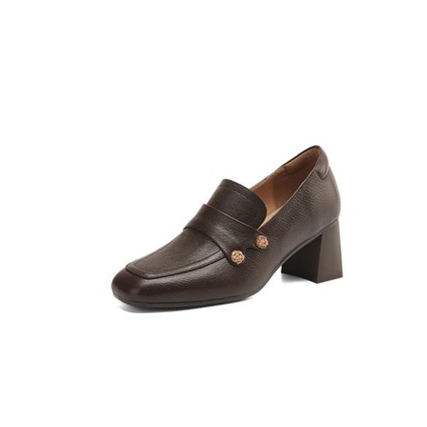 Handcrafted Leather Women's Shoes: Exquisite Quality and Elegant Luxury.(Easn20182555)