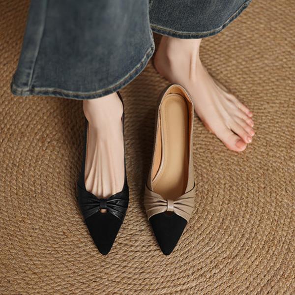 Handcrafted Luxury Leather Women's Shoes: Exquisite Craftsmanship & Elegance(Easn20182520)