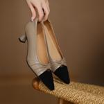 Handcrafted Luxury Leather Women's Shoes: Exquisite Craftsmanship & Elegance(Easn20182520)