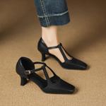 Handcrafted Luxurious Leather Women's Shoes with Exquisite Craftsmanship(Easn20183008)